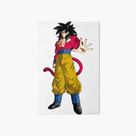 Goku Super Saiyan 4 Art Board Print for Sale by jixelpatterns