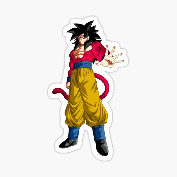 Super Saiyan 4 Limit Breaker Goku Sticker for Sale by dvgrff229