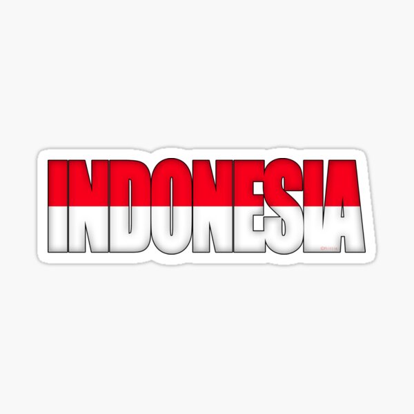 Item preview, Indonesia Flag designed and sold by MikePrittie.