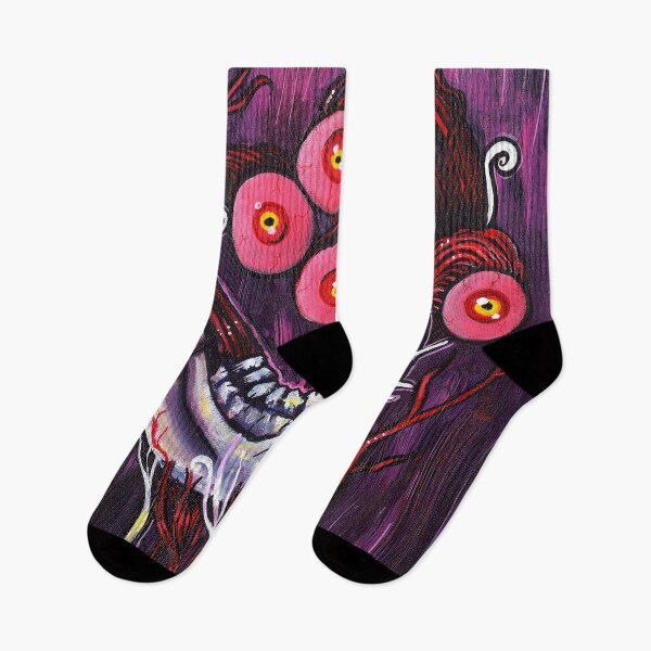 Item preview, Supernatural Horror Eyes and Jawbone Painting designed and sold by KLoganArt.