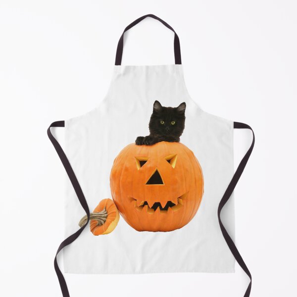 Item preview, Black Kitten in a Halloween Jack O' Lantern Pumpkin designed and sold by ScienceSource.