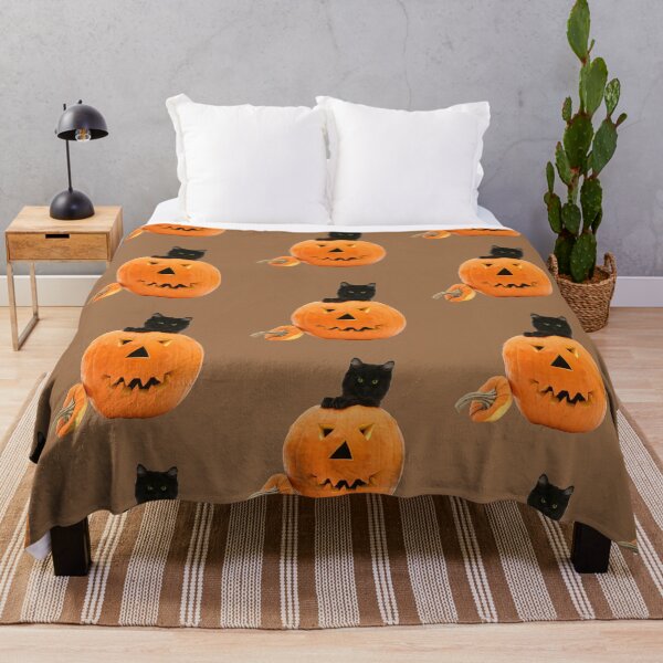 Item preview, Black Kitten in a Halloween Jack O' Lantern Pumpkin designed and sold by ScienceSource.