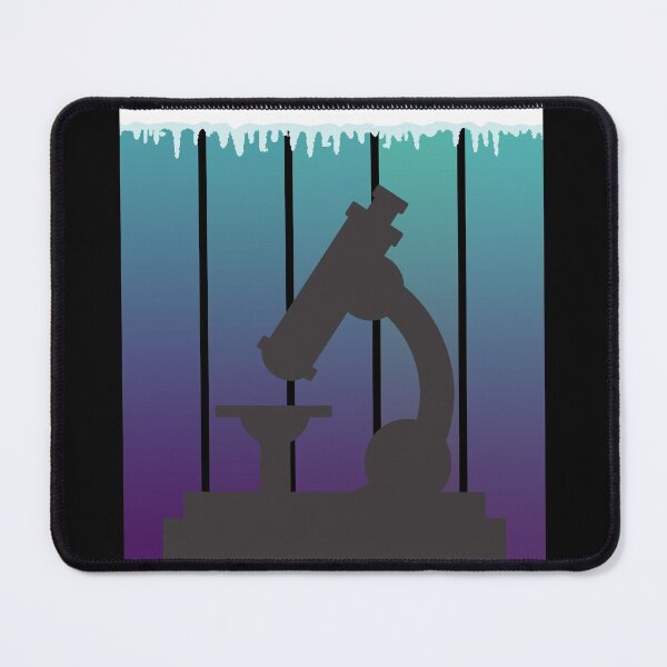 Item preview, ICE BLUE SUNSET GRUNGE with MICROSCOPE MEDICAL LABORATORY SCIENTIST designed and sold by Hippiesole.