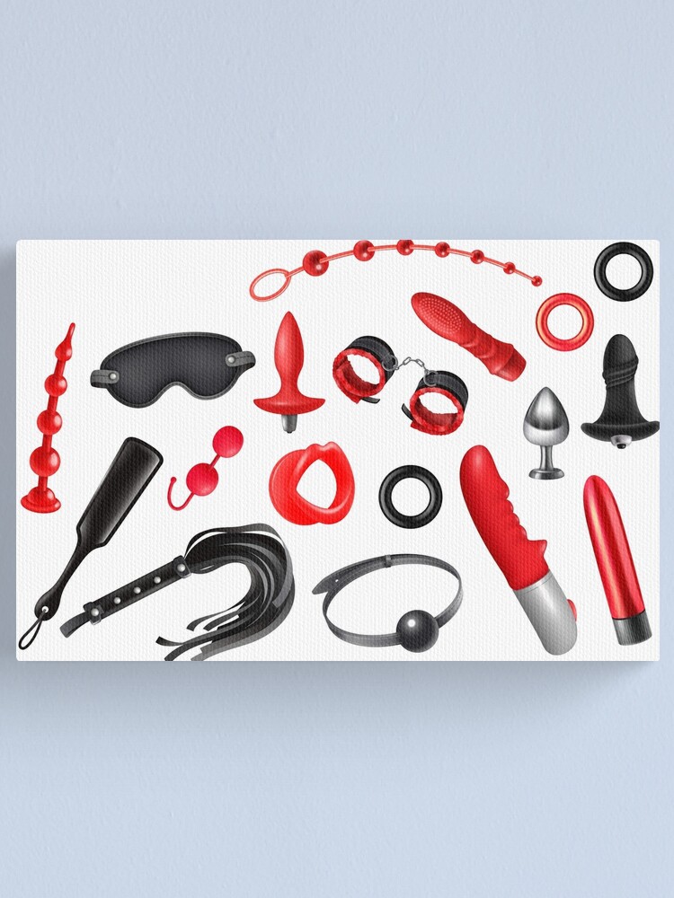BDSM sex toys set " Canvas Print for Sale by TheFarghal | Redbubble BDSM sex toys set " Canvas Print for Sale by TheFarghal | Redbubble