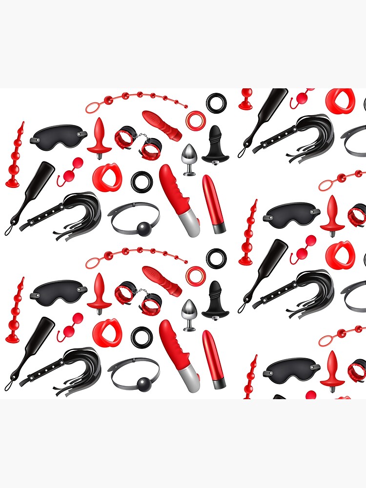 BDSM sex toys set " Shower Curtain for Sale by TheFarghal | Redbubble