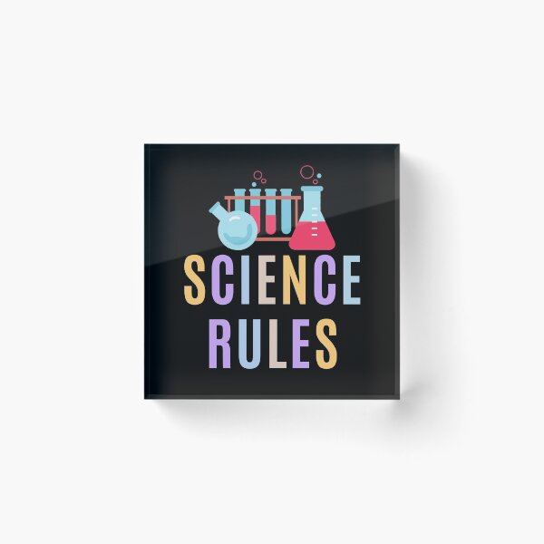 Item preview, Science Rules designed and sold by Sci-Ninja-Blog.