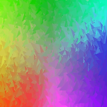 Artwork thumbnail, Multicolored Triangles Pattern by CherryDamzel