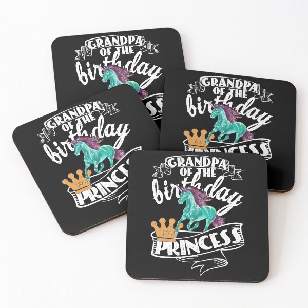 Item preview, Grandpa Of The Birthday Princess - Unicorn Lover  designed and sold by Myth-Creatures.