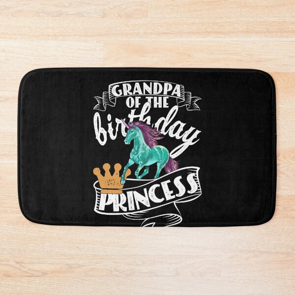Item preview, Grandpa Of The Birthday Princess - Unicorn Lover  designed and sold by Myth-Creatures.