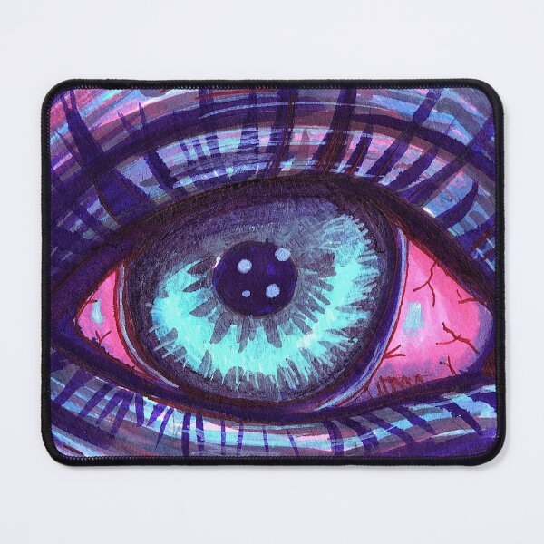 Item preview, Vibrant Pastel Eye Marker Drawing designed and sold by KLoganArt.