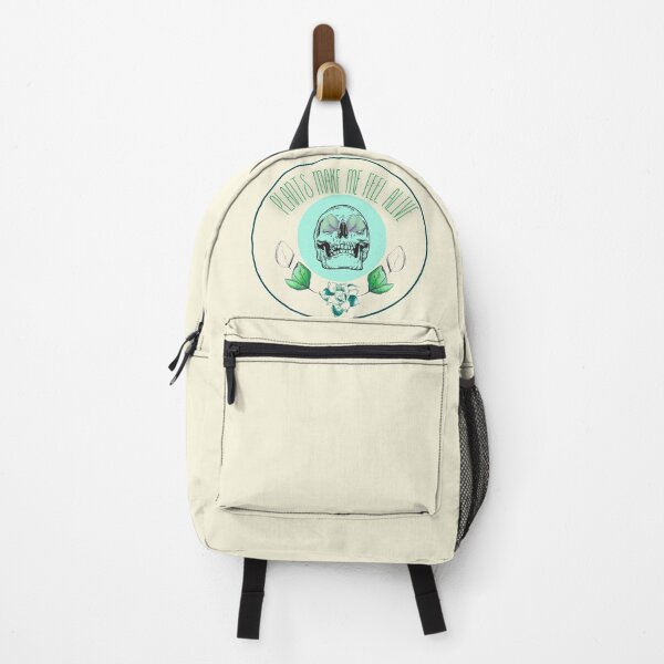 Item preview, Plants Make Me Feel Alive Skull designed and sold by WeirdGirlGFX.