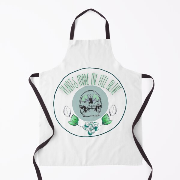 Item preview, Plants Make Me Feel Alive Skull designed and sold by WeirdGirlGFX.