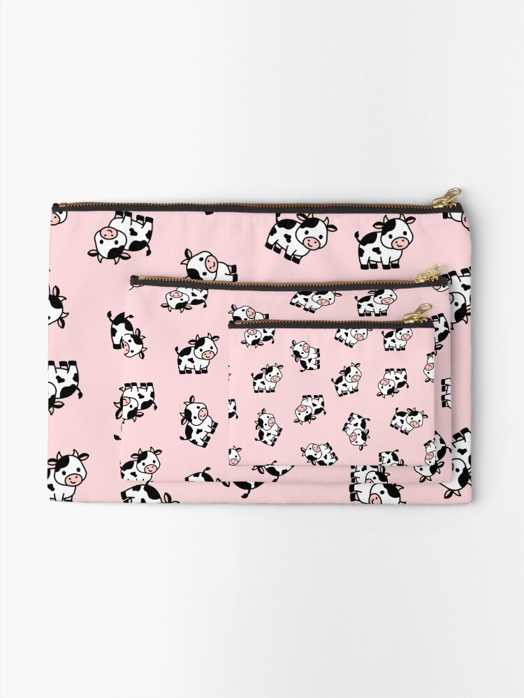 Thumbnail 2 of 4, Zipper Pouch, Cow designed and sold by littlemandyart.