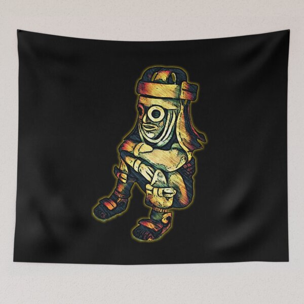 Item preview, Tlaloc Aztec God designed and sold by signsandsymbols.