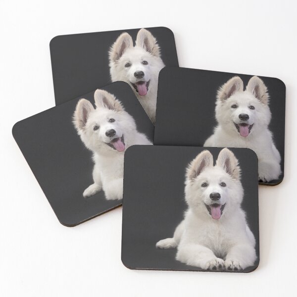 Item preview, White Swiss Shepherd Dog or a White German Shepherd Puppy designed and sold by ScienceSource.