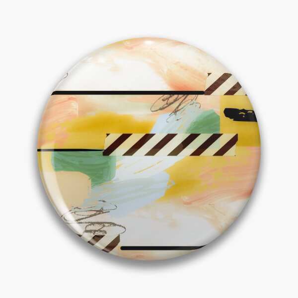 Item preview, Acrylic Stripped Taped Collage Patterned designed and sold by Designs By YL.
