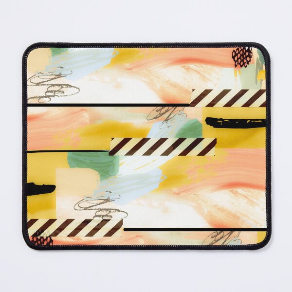 Item preview, Acrylic Stripped Taped Collage Patterned designed and sold by Designs By YL.