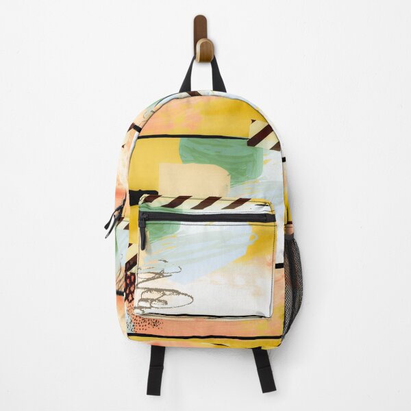 Item preview, Acrylic Stripped Taped Collage Patterned designed and sold by Designs By YL.