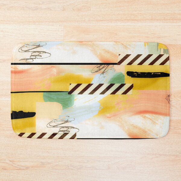 Item preview, Acrylic Stripped Taped Collage Patterned designed and sold by Designs By YL.