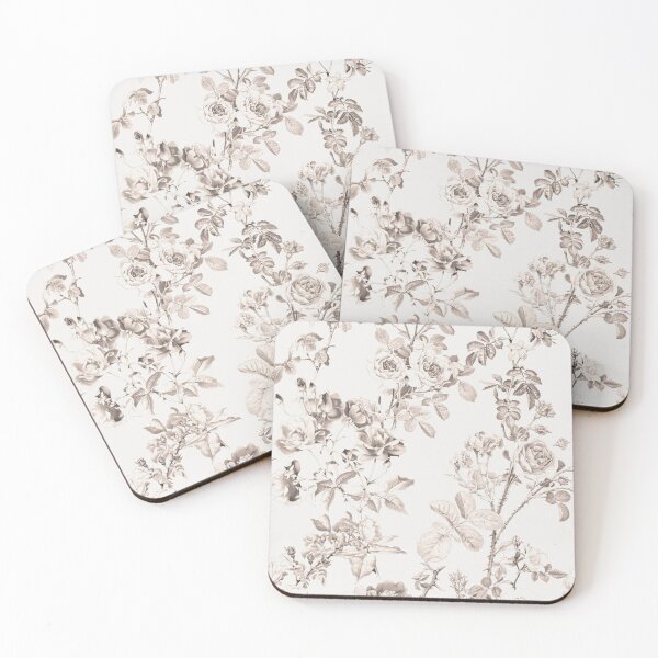 Item preview, English Rose ~ Watercolor ~ Sepia   designed and sold by peacoquette.