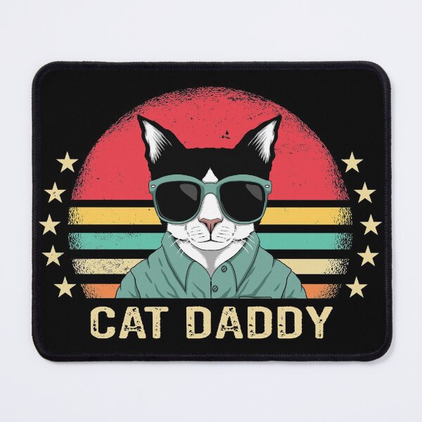 Item preview, Cat Daddy Retro Stylish Cat designed and sold by Parkerzz.