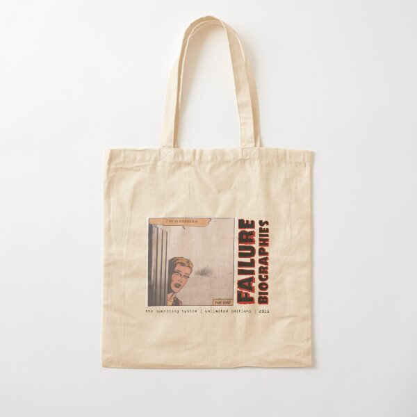 FAILURE BIOGRAPHIES : "I am an exhibitionist." Cotton Tote Bag