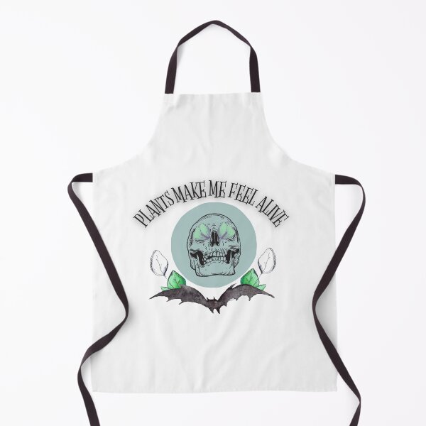 Item preview, Plants Make Me Feel Alive Skull designed and sold by WeirdGirlGFX.