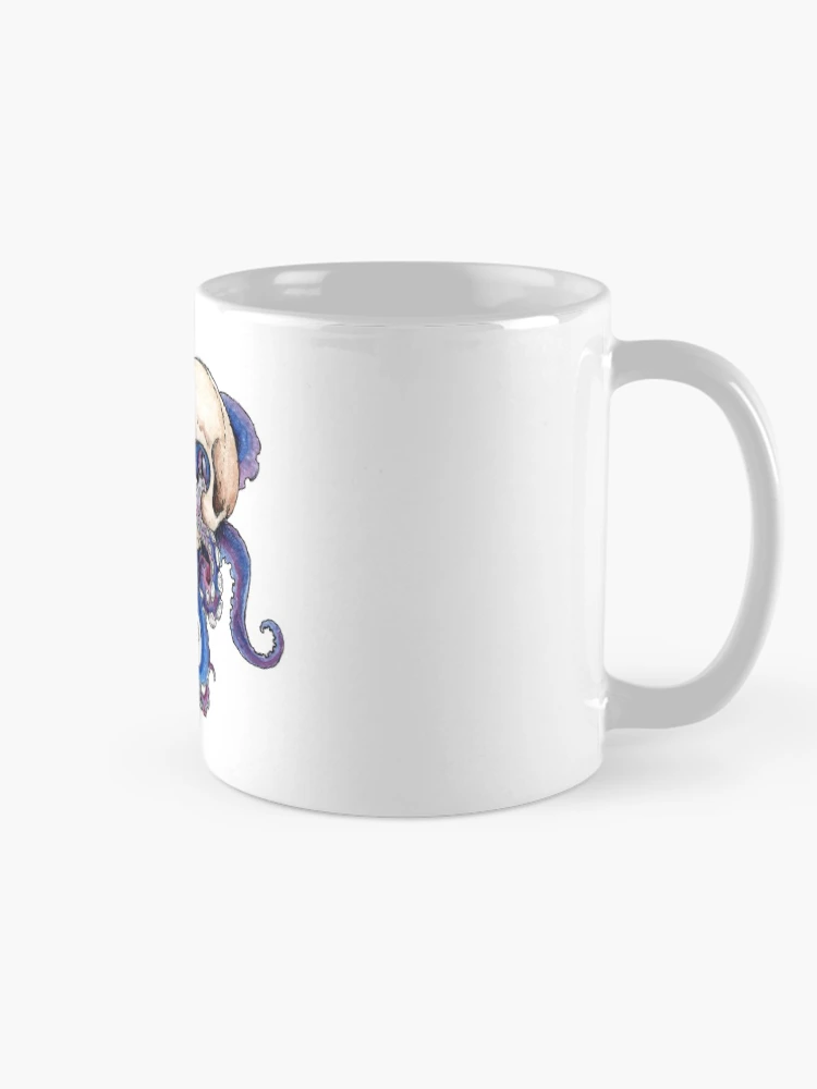 Thumbnail 3 of 6, Coffee Mug, Octoskull designed and sold by Rey Mehlhorn.