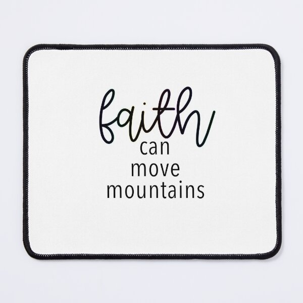 Item preview, Faith can move mountains designed and sold by Handdrawnbyzoe.