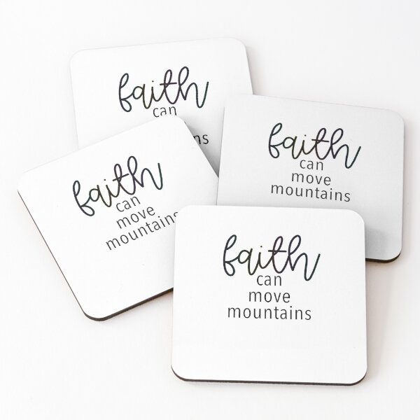 Item preview, Faith can move mountains designed and sold by Handdrawnbyzoe.