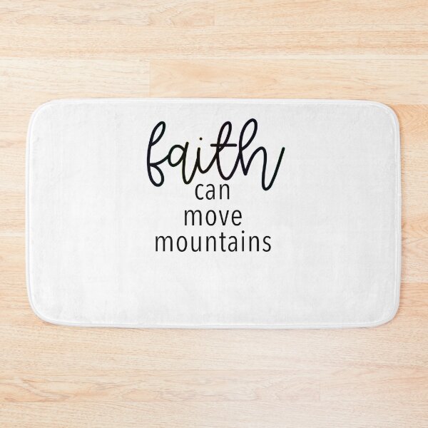 Item preview, Faith can move mountains designed and sold by Handdrawnbyzoe.