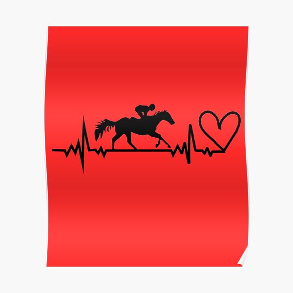 "Horses Live in the Heart" Poster for Sale by CornishPixiPony Redbubble