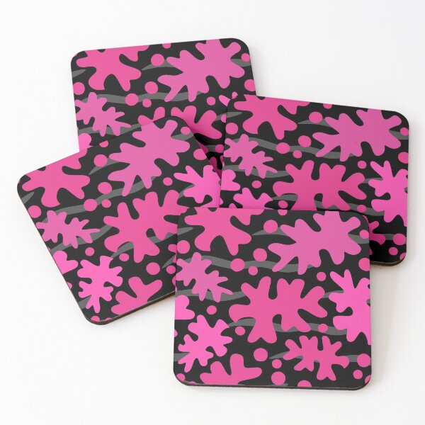 Item preview, Organic Shapes in pink designed and sold by MHen.