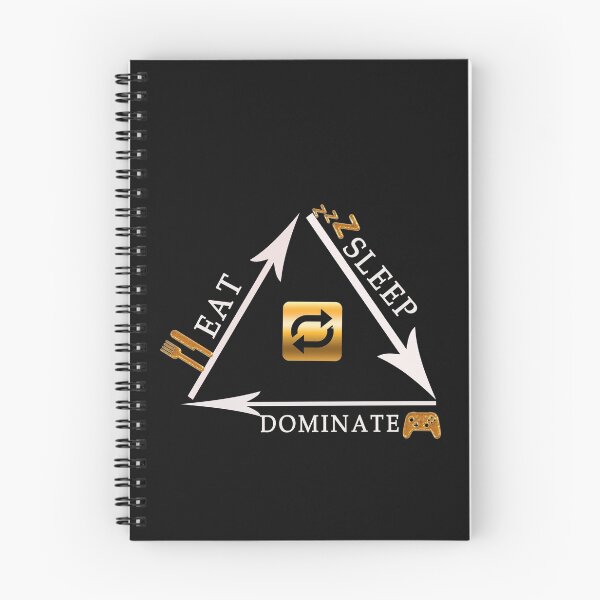 Item preview, Eat Sleep Dominate Repeat designed and sold by Hanaahashem.