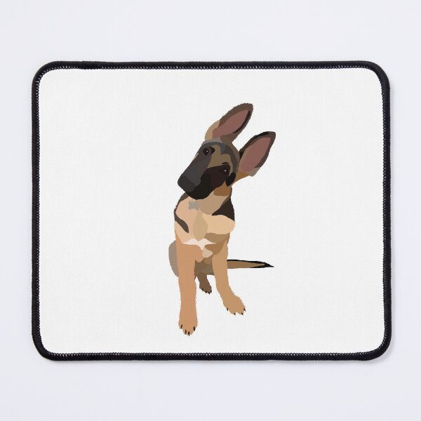 Item preview, German Shepard Head Tilt designed and sold by Kyndall Ledford.