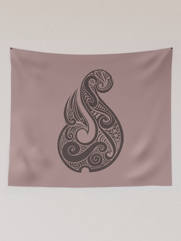 Hei Matau, Maori Hook design meaning Prosperity Poster for Sale by Kiwidom