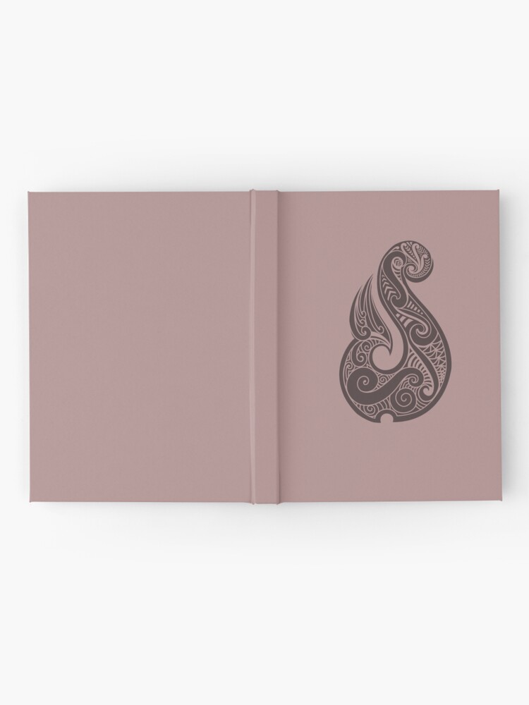 Hei matau traditional maori hook  Hardcover Journal for Sale by