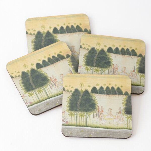 Item preview, Nanda and the Elders in Council with the Cowherds designed and sold by HinduArtGallery.