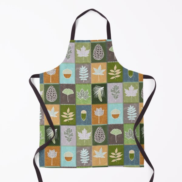 Item preview, Forest Leaves Patchwork Quilt designed and sold by WickedRefined - Nicole Demereckis.