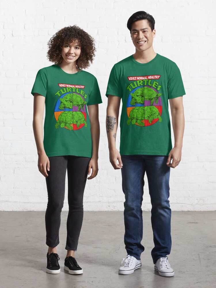 Normal Healthy Adult Turtles  Funny Ninja Humor 90s Teenage Joke Men Women  Mutant T-Shirt