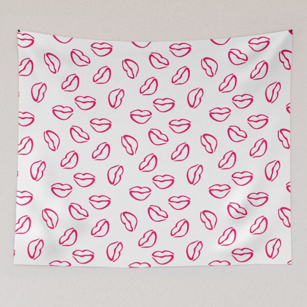 Item preview, lips seamless pattern designed and sold by Sya Prints.