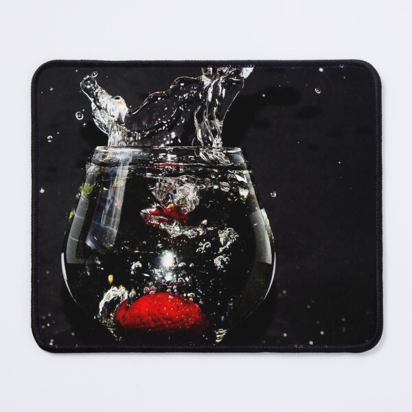 Item preview, Strawberry Splash in Wine Glass designed and sold by WisdomInspired.