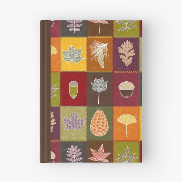 Item preview, Fall Leaves Patchwork Quilt designed and sold by WickedRefined - Nicole Demereckis.