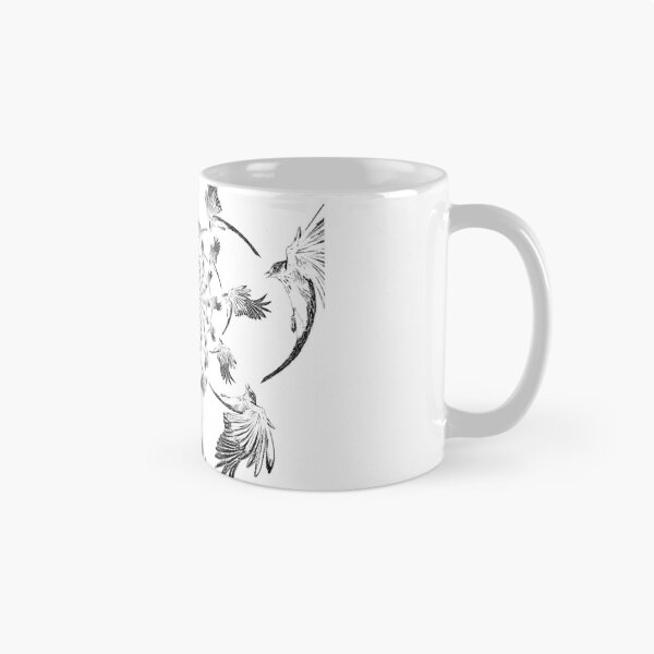 Item preview, A tessellation of birds in flight designed and sold by SammySketchbook.