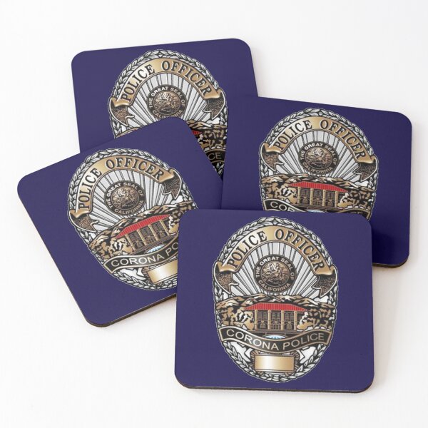 Item preview, Corona Police Department Police Officer Badge designed and sold by Lawrence Baird.