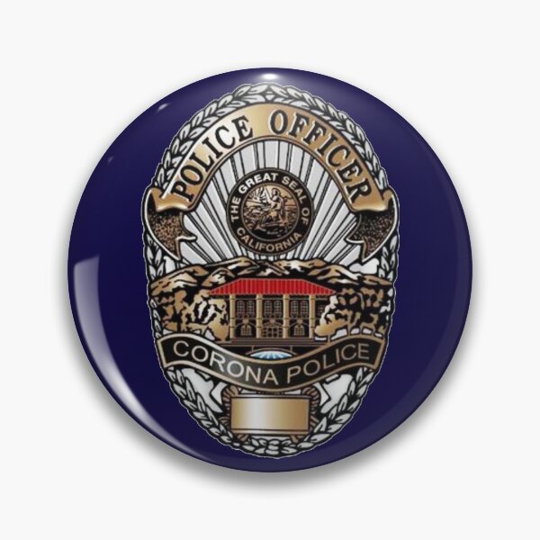Item preview, Corona Police Department Police Officer Badge designed and sold by Lawrence Baird.