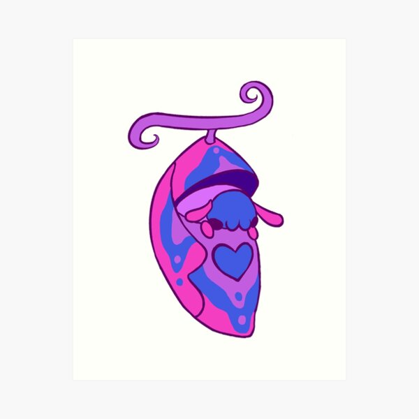 Item preview, Bi Cater-pride Cocoon designed and sold by AlexDiRienzoArt.