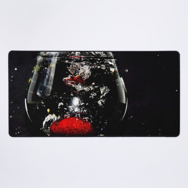 Item preview, Strawberry Splash in Wine Glass designed and sold by WisdomInspired.