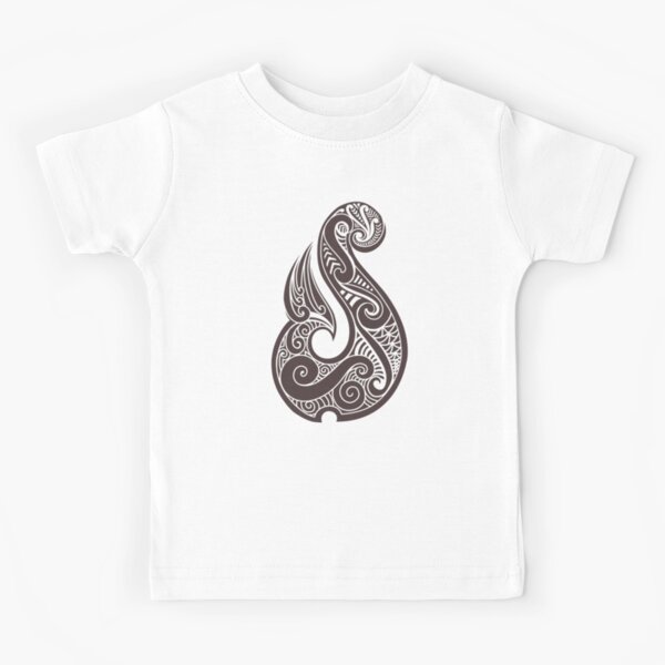 Hei Matau, Maori Hook design meaning Prosperity Kids T-Shirt for Sale by  Kiwidom