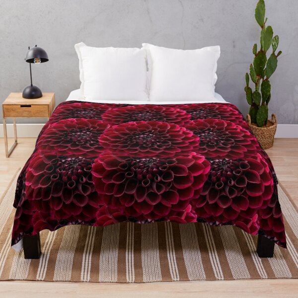 Item preview, Red Dahlia Flower Still Life Floral Photography designed and sold by CottoVerdi.